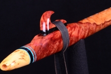 Redwood Hanging Burl Native American Flute, Minor, Mid F#-4, #I51B